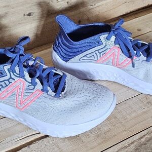 New Balance Lightweight Running Sneakers - Blue & Pink